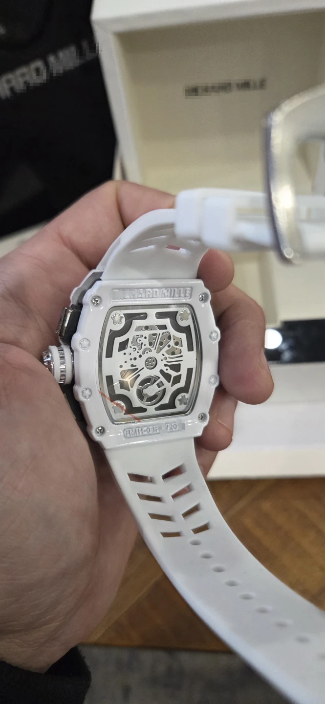 ⌚ RM Luxury Style Watch – White - photo 3