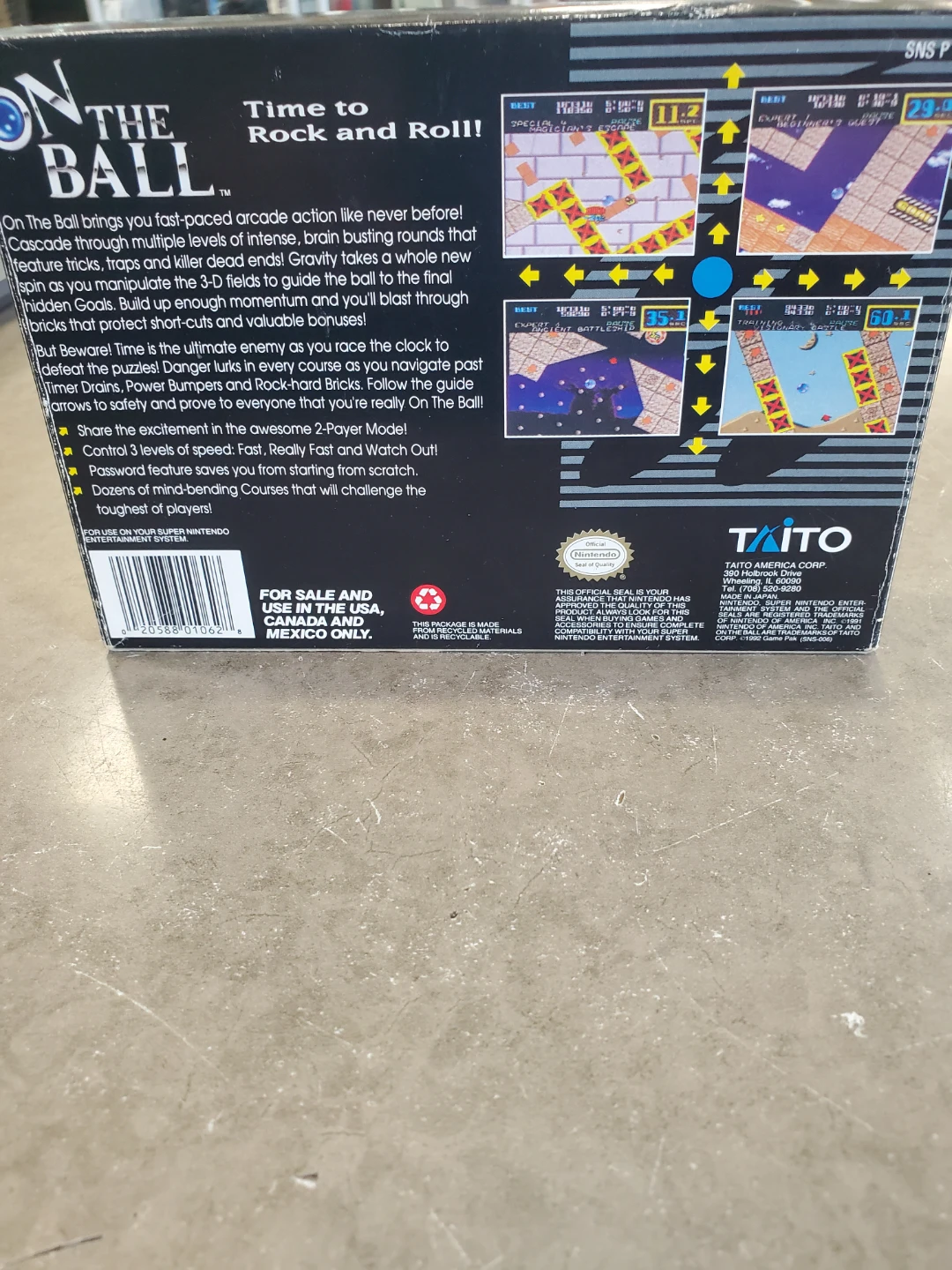 On The Ball Super Nintendo Game - photo 2