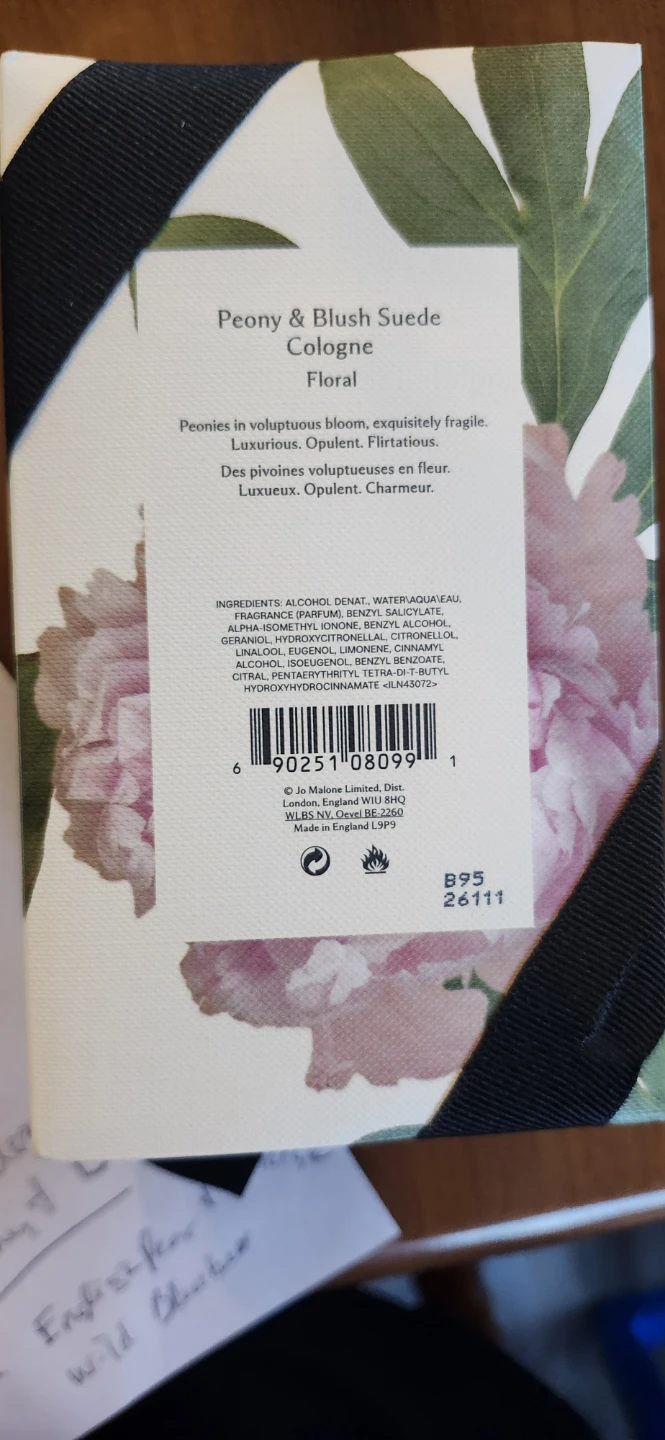 Jo Malone Peony & Blush Suede Cologne 3.4 fl oz - photo 2