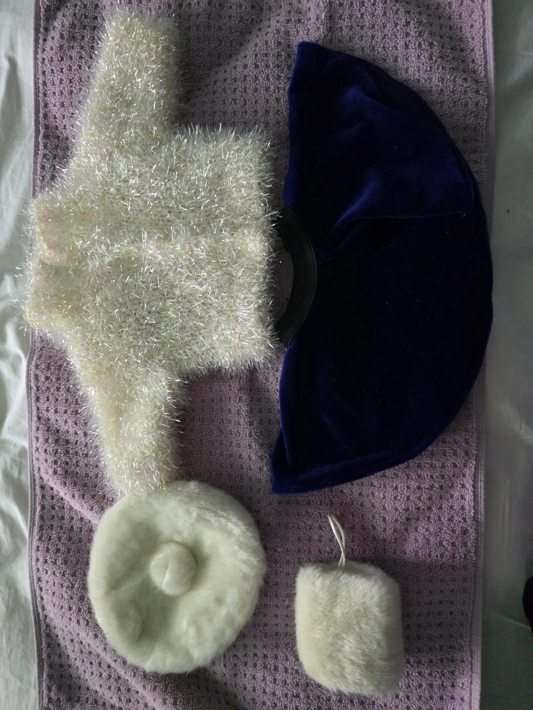 Assorted American Girl doll clothes and accessories