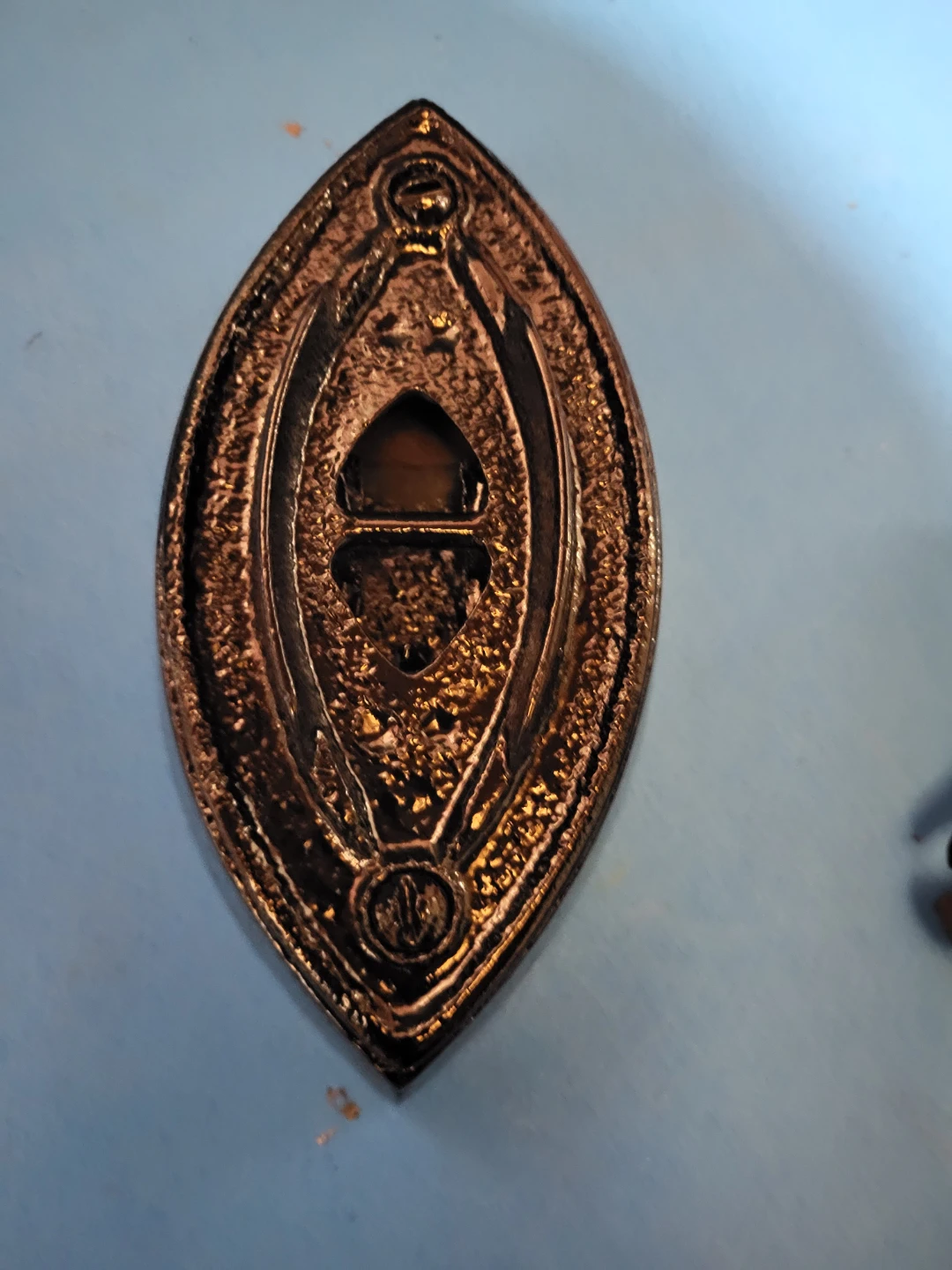 Vintage Sad Iron With Tray - photo 4
