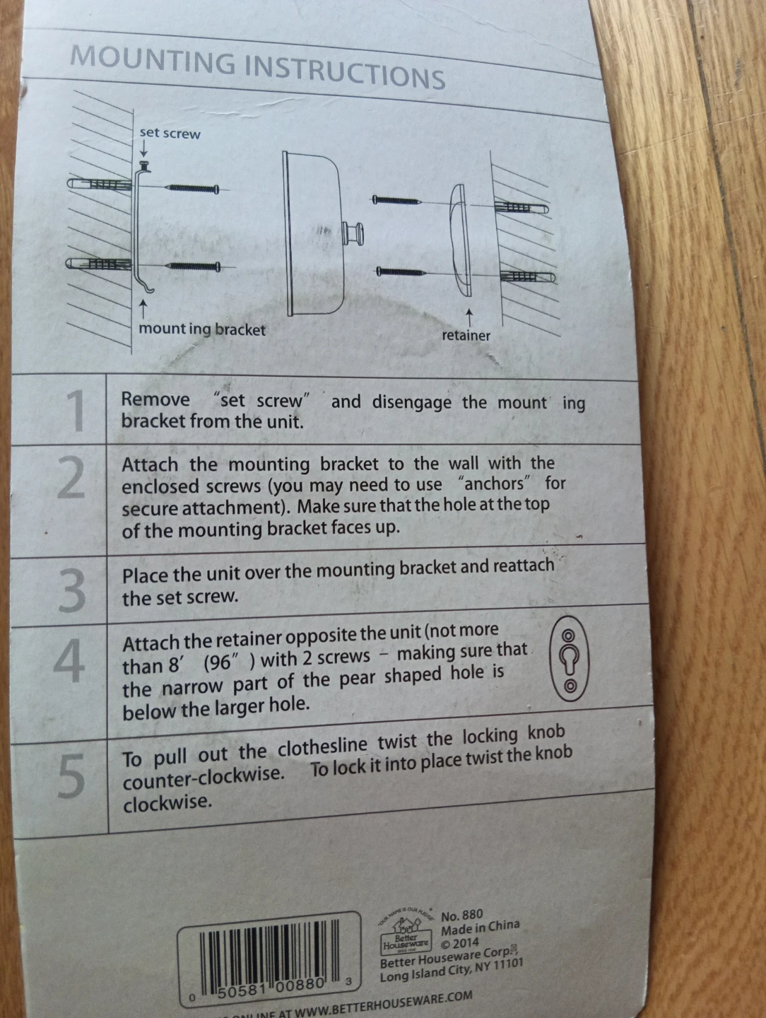 Better Houseware Retractable Clothesline - photo 2