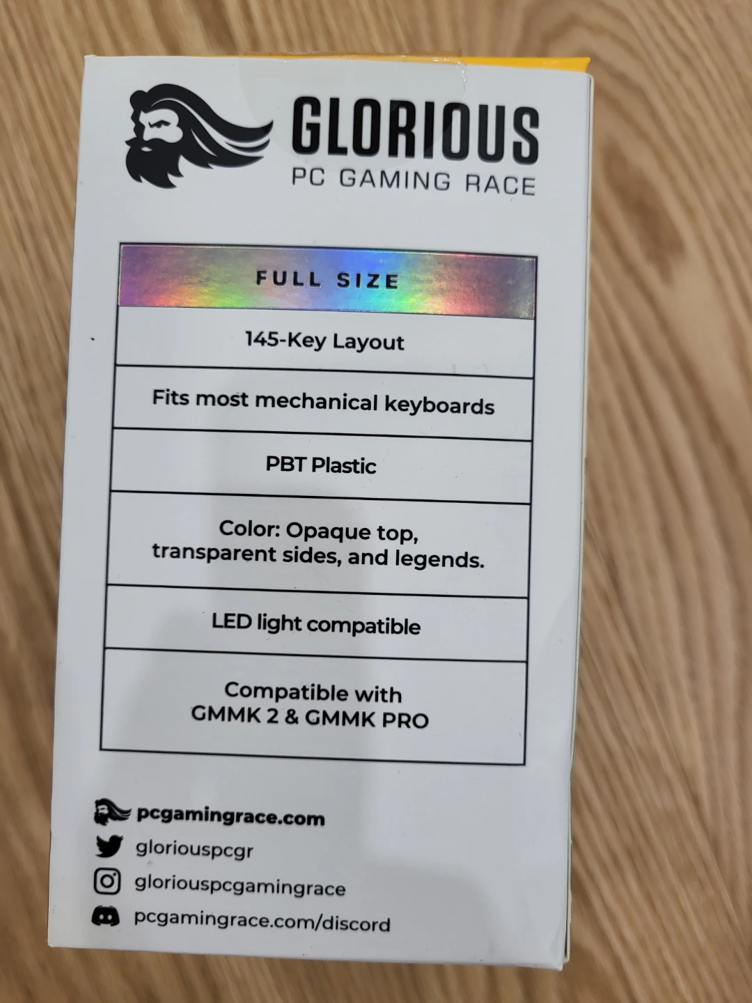 Glorious Aura v2 Mechanical Keycaps - Full 145-Key Set - photo 2