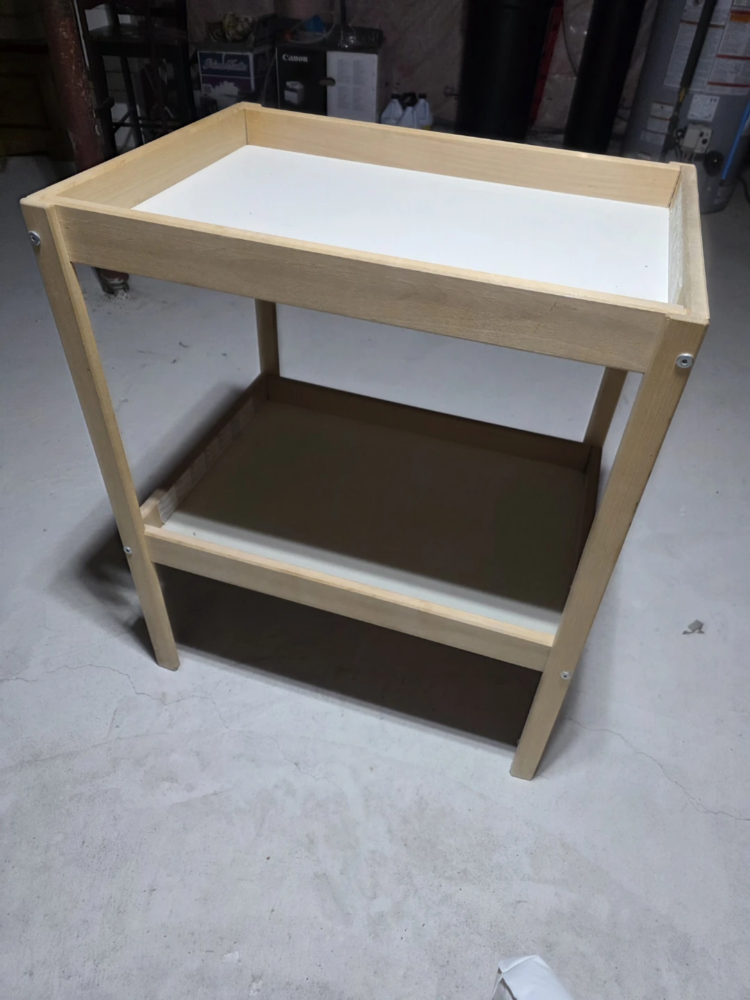 Wooden Baby Changing Table with Pad - photo 3