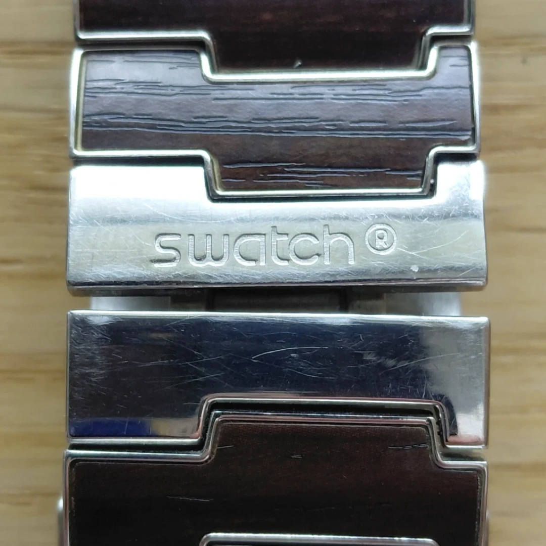 Rare Vintage Swatch Irony Square "Plainious" - photo 3