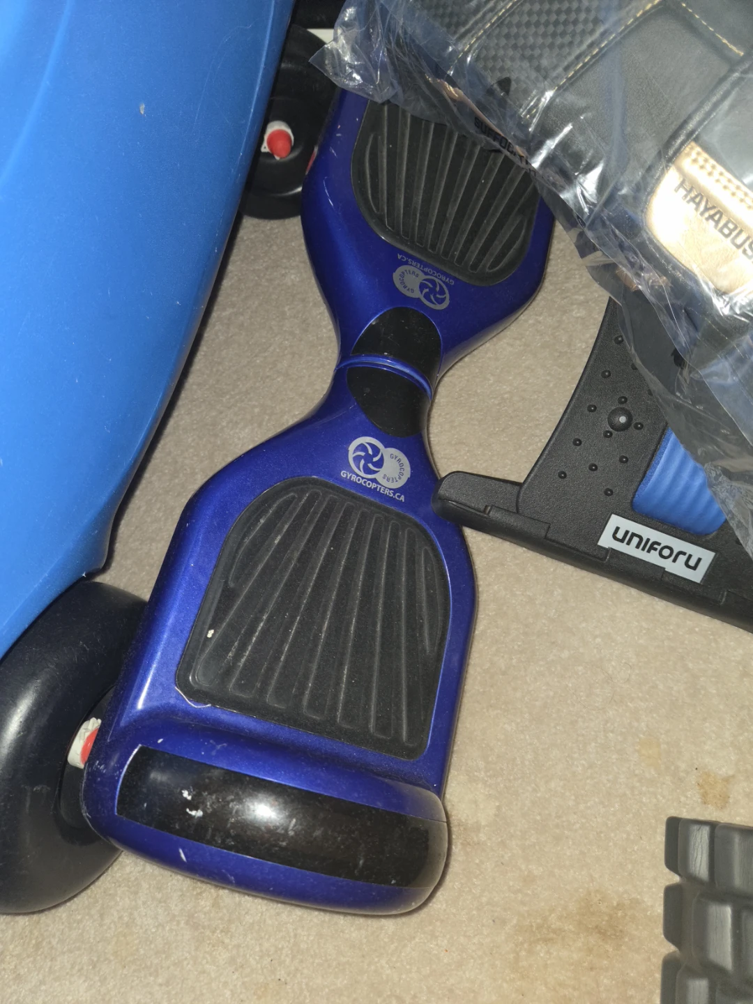 Blue Gyrocopters Hoverboard