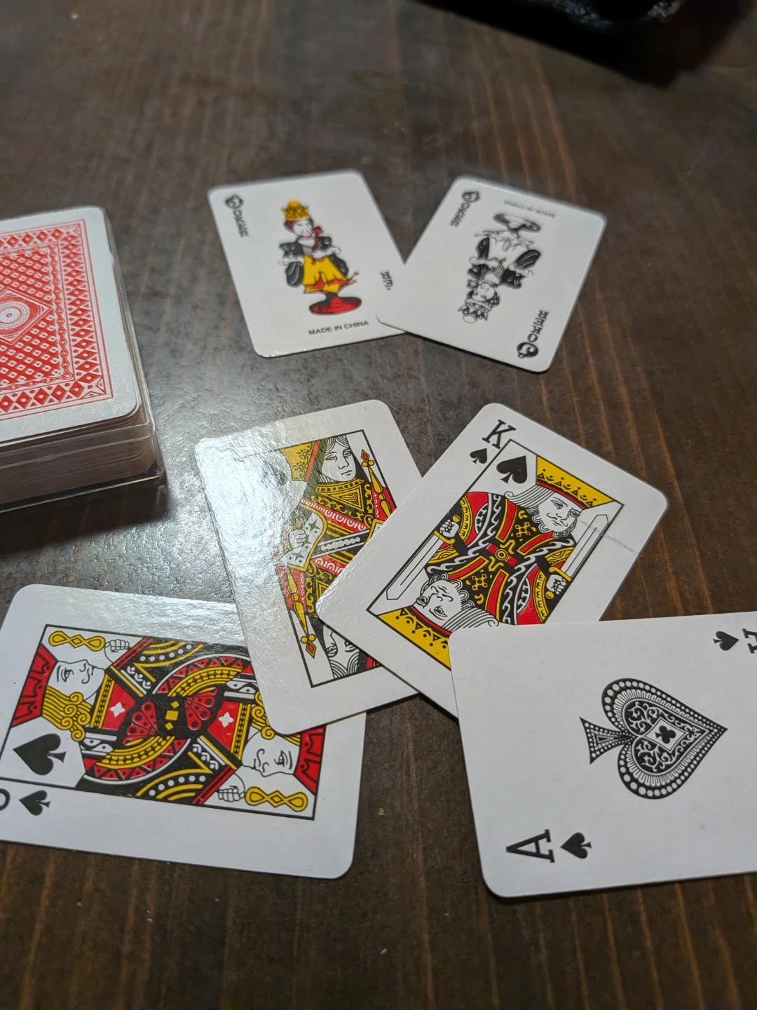 🥕 Freecycle. Mini Deck Of 52 Playing Cards In Case.