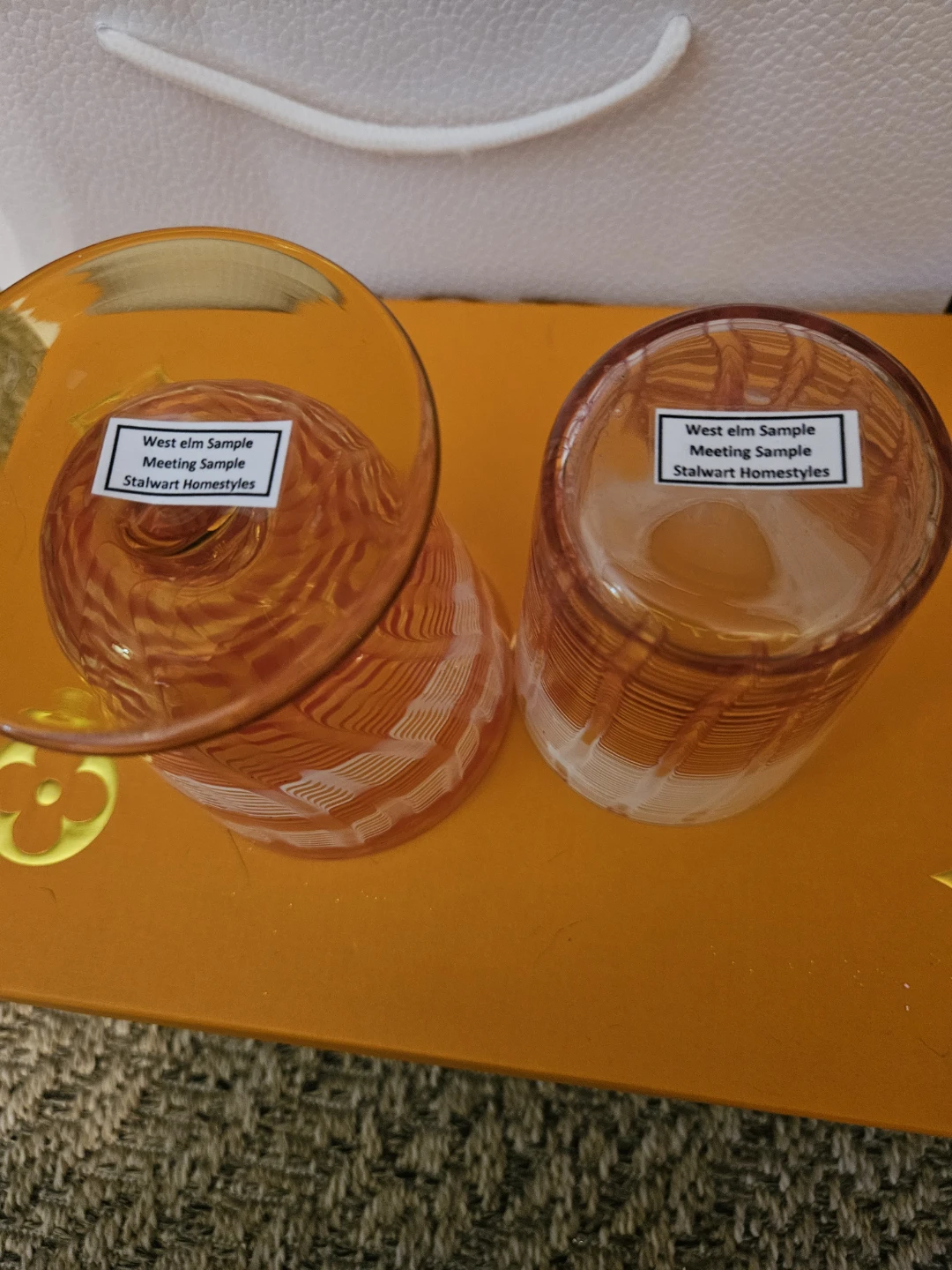 West Elm Antropolopie Fara Borosicate Glasses Set of two - photo 3