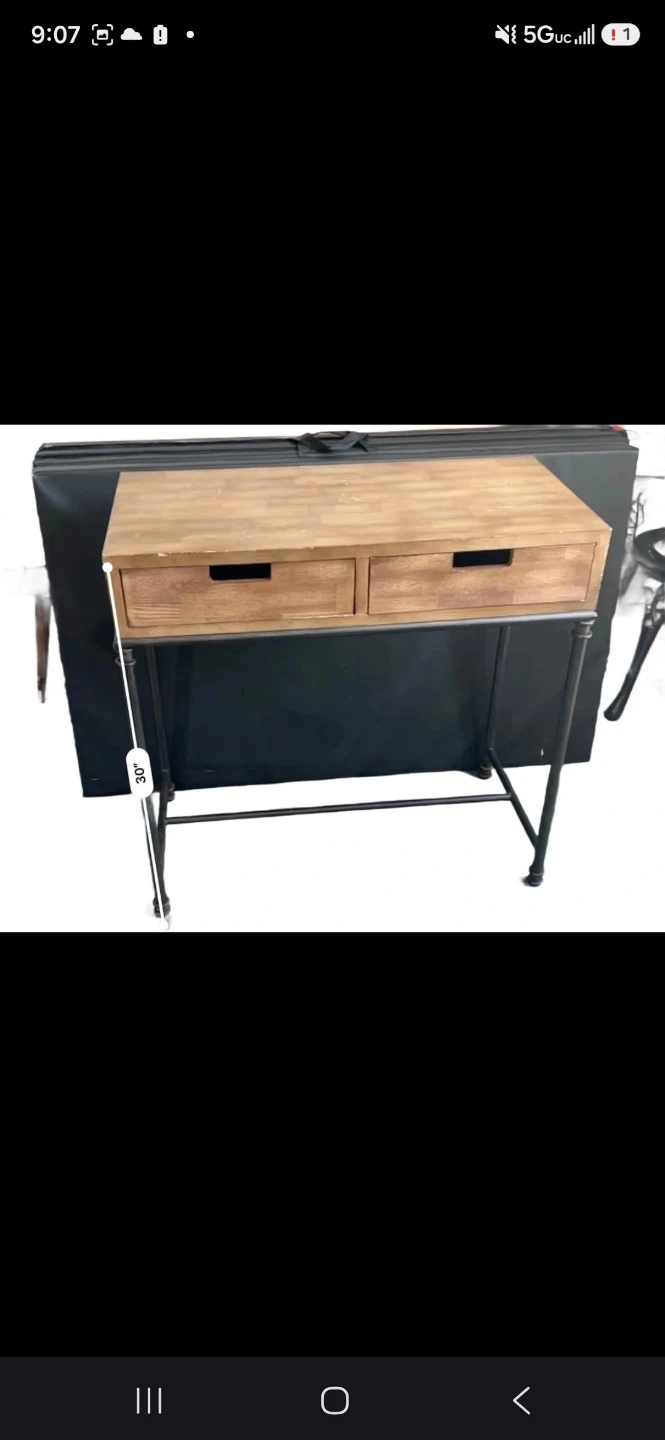 Console Table with 2 Drawers