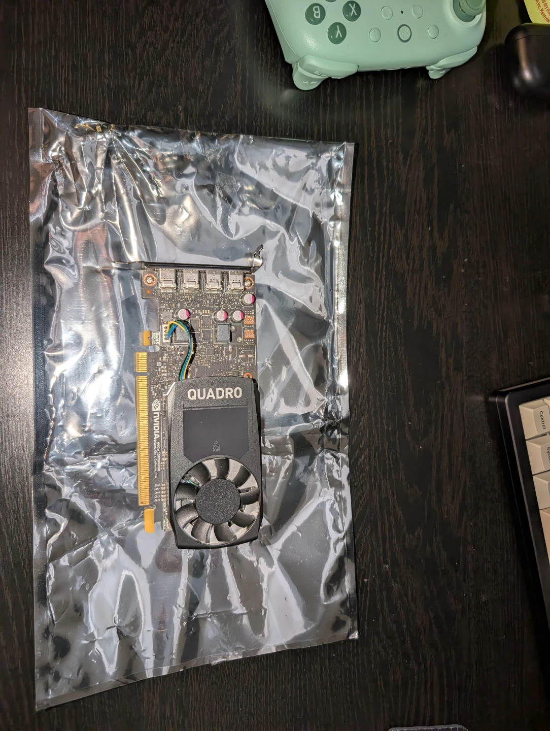 Low profile Nvidia Quadro P1000 4GB