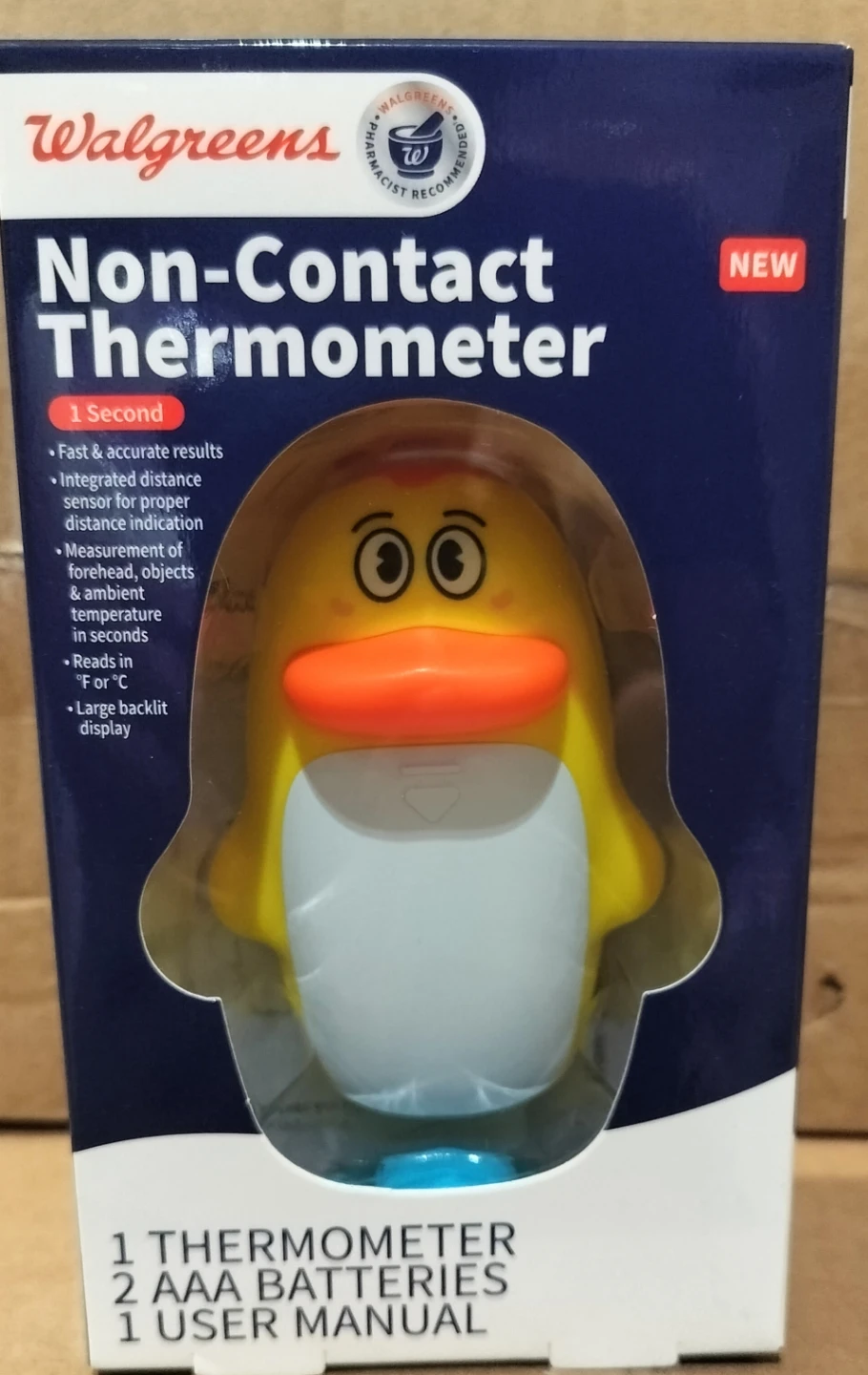 Walgreens Non-Contact Thermometer with Cute Duck Design