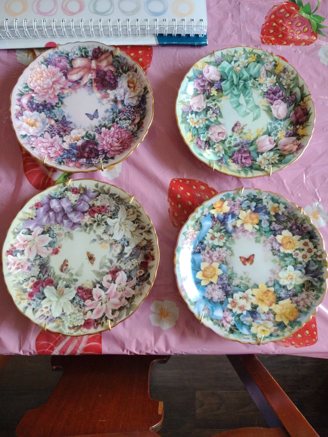 Lena Liu Collector Plates (1994, 1993)