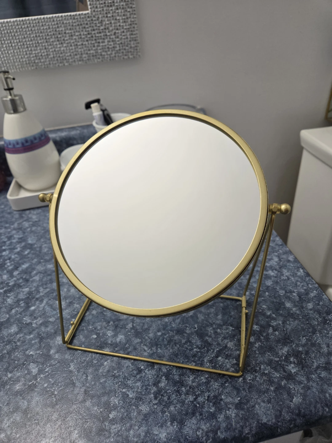 Gold Round Vanity Mirror - photo 2