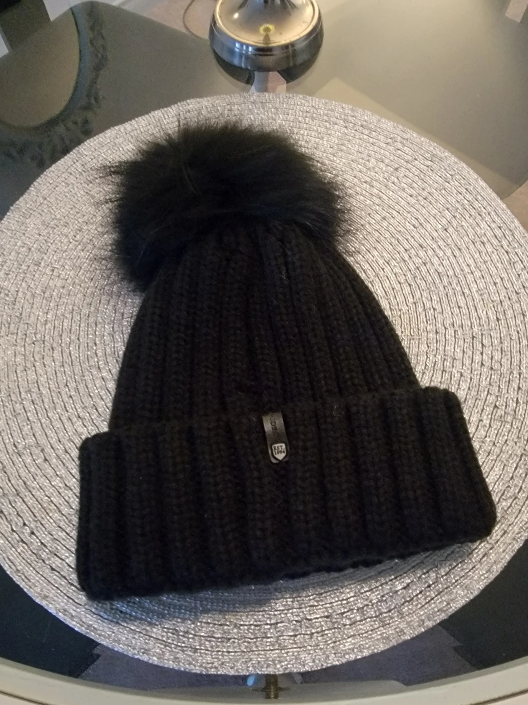 Rudsak black fur Pom Pom Beanie - photo 2
