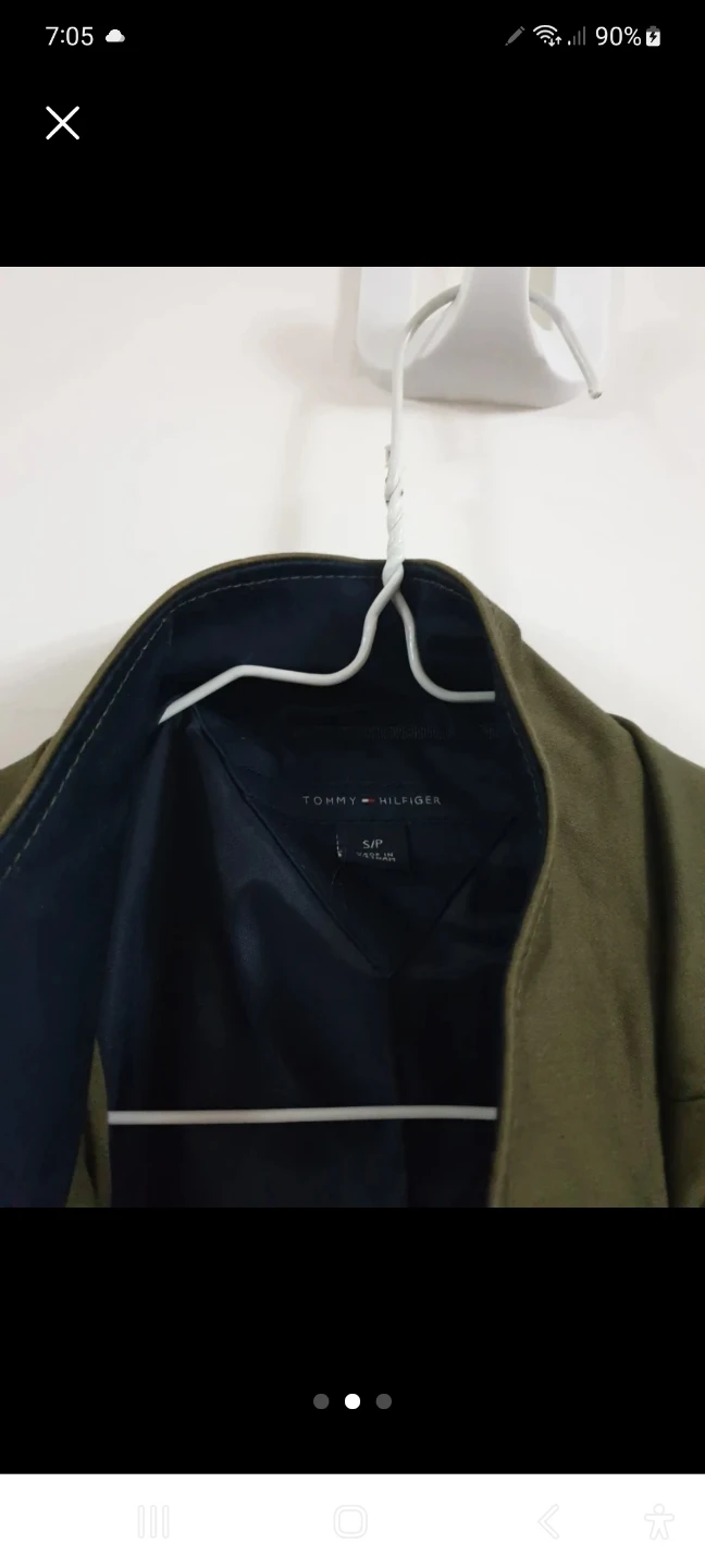 Tommy Hilfiger Green Hooded Utility Jacket with Belt - photo 3