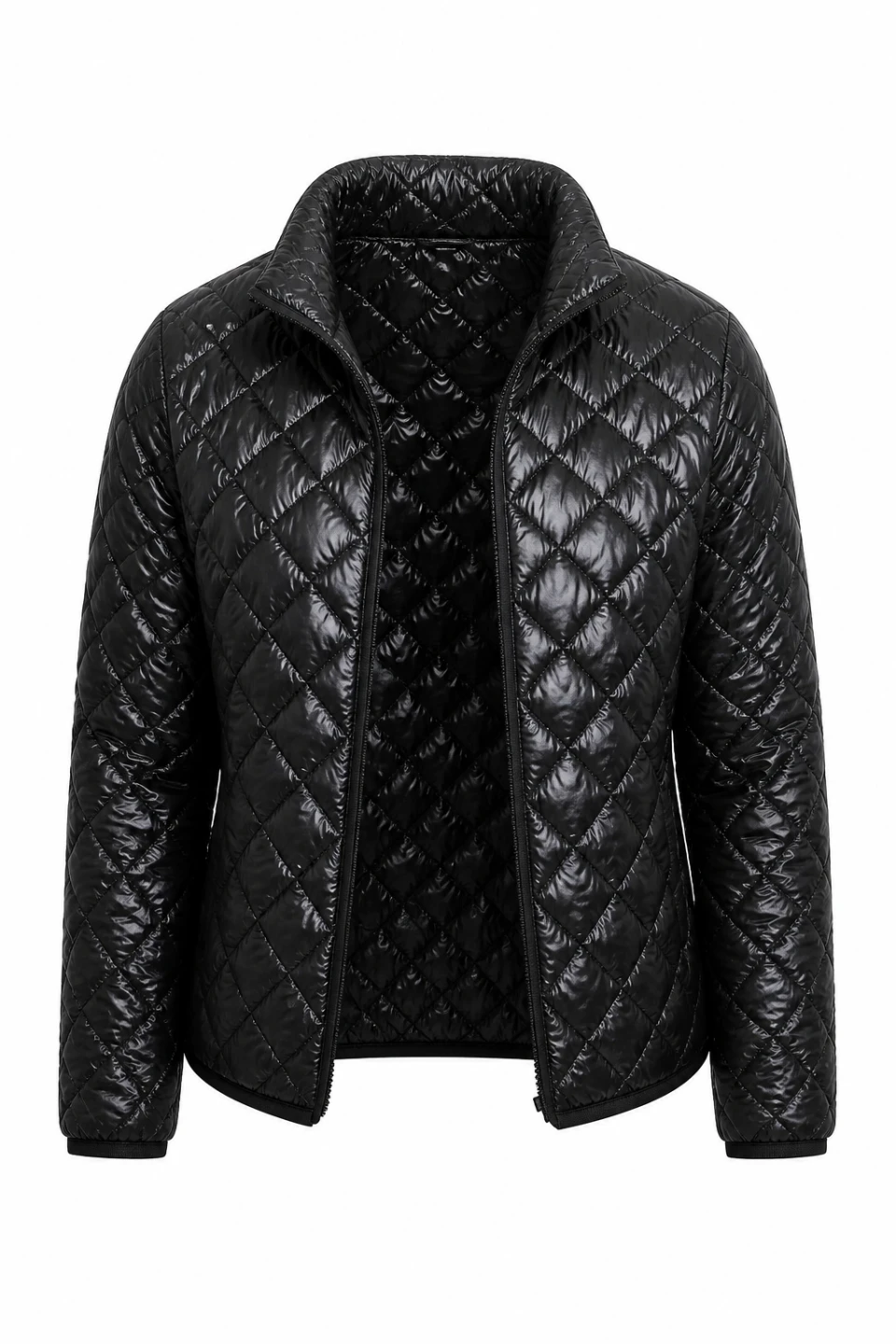 Moncler Black Quilted Giubbotto Jacket - photo 4