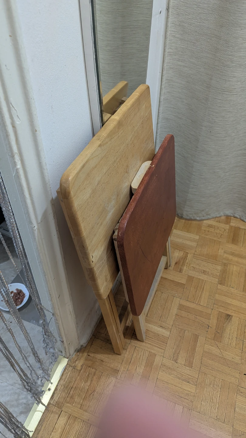 Portable Folding Wood Table TV Bed Tray\Dinner Furniture - photo 3