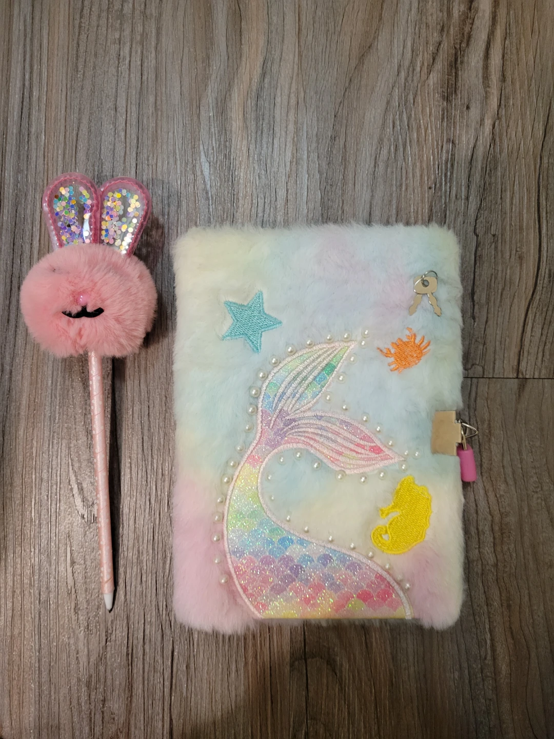 New Diary with Lock and Key