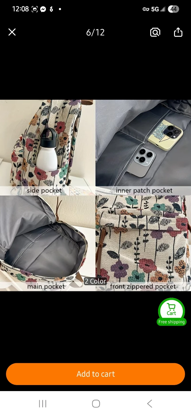 Floral Backpack 🌸 - photo 4