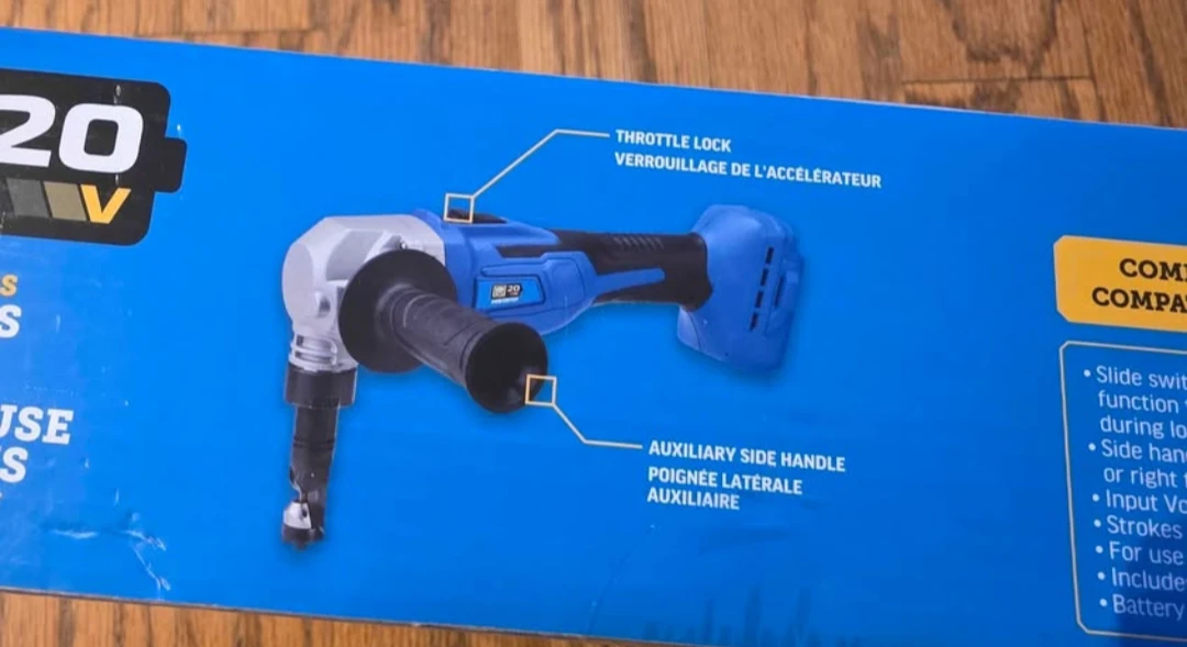 Power Fist 20V Li-ion Cordless Brushless Nibbler - photo 4