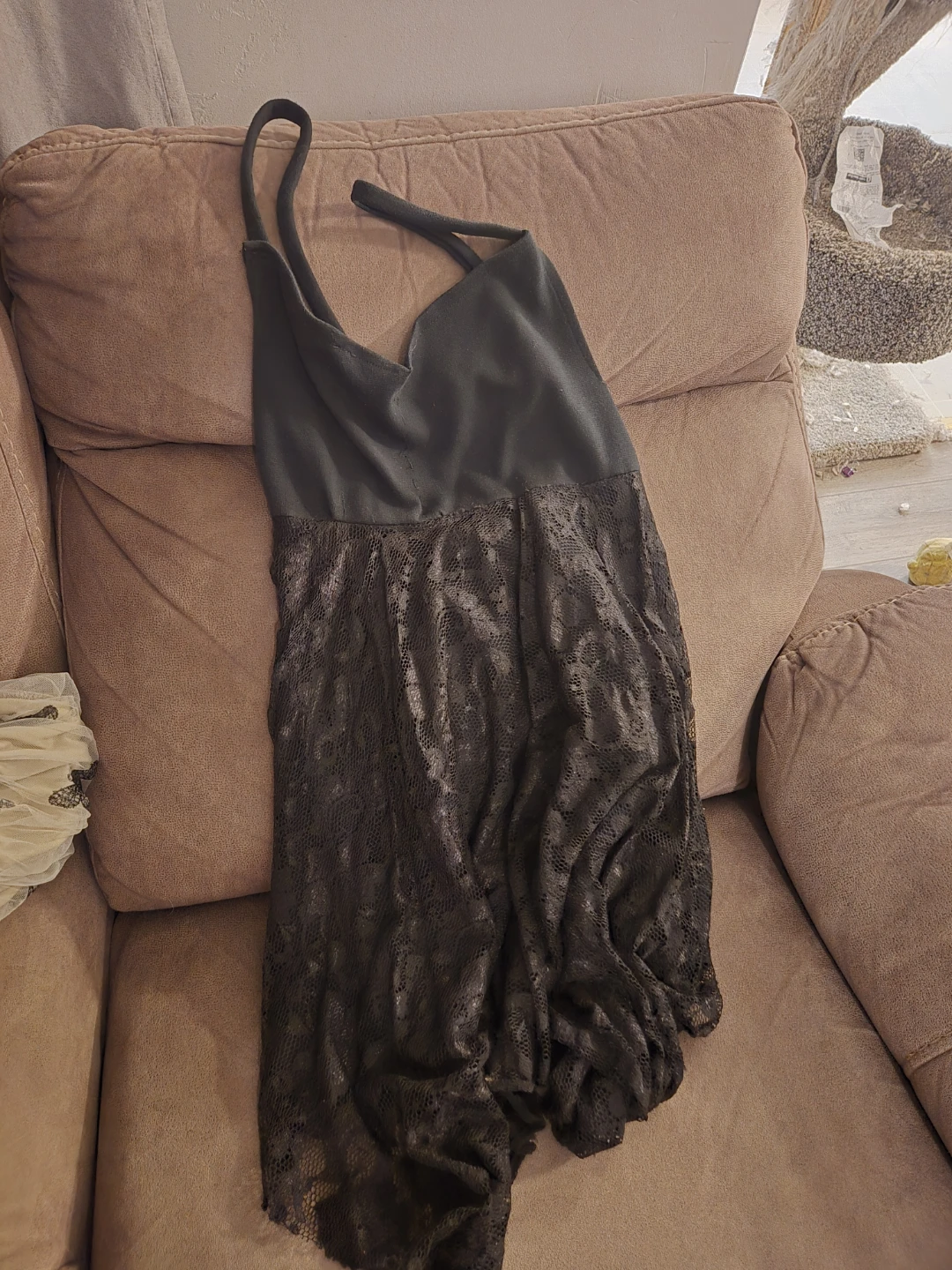 Black Lace Dress - Small