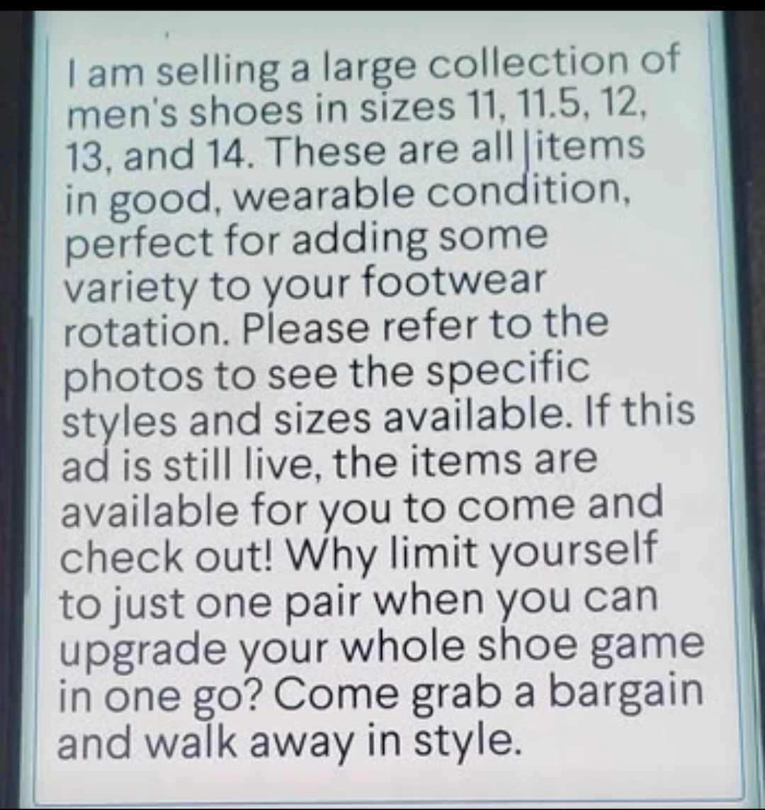 Men's/ Boys  Shoes Size 11/11.5/12/13 and 14 - photo 5