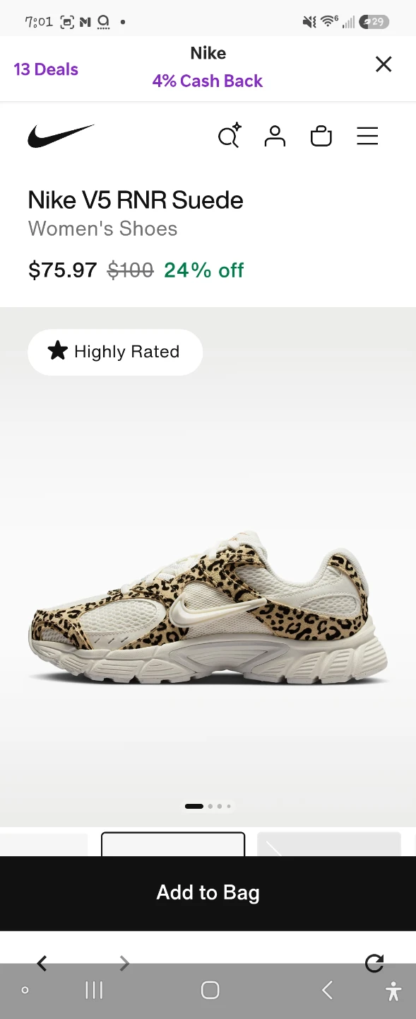 Nike V5 RNR Suede Women's Shoes
