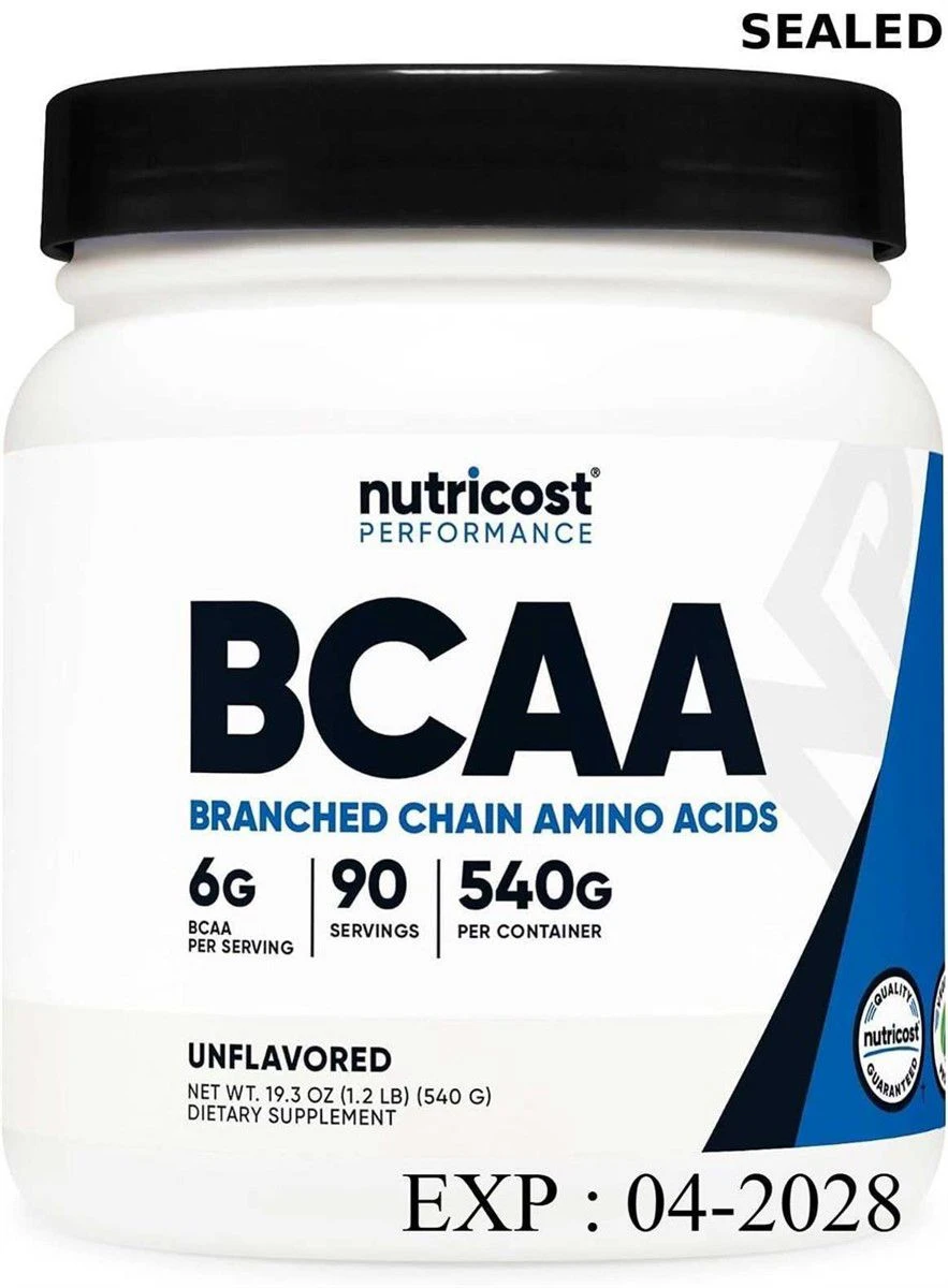 Nutricost BCAA Branched Chain Amino Acids Unflavored 540g - photo 2