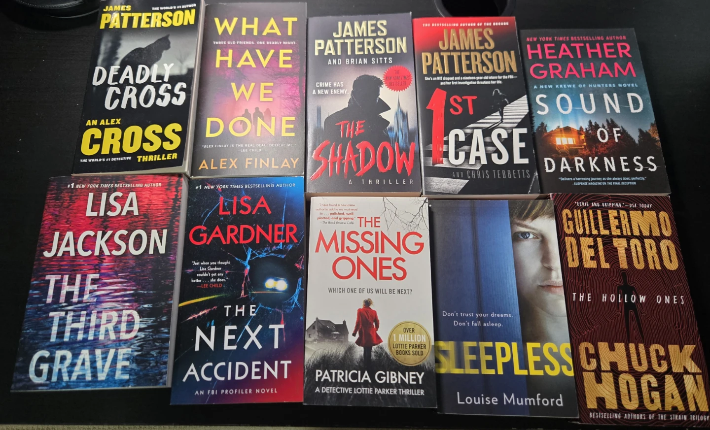 Lot of 15 Thriller and Mystery Books