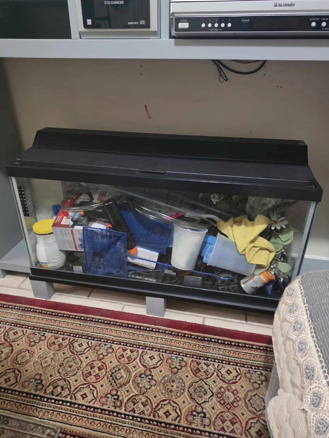 Glass Aquarium Tank with Accessories