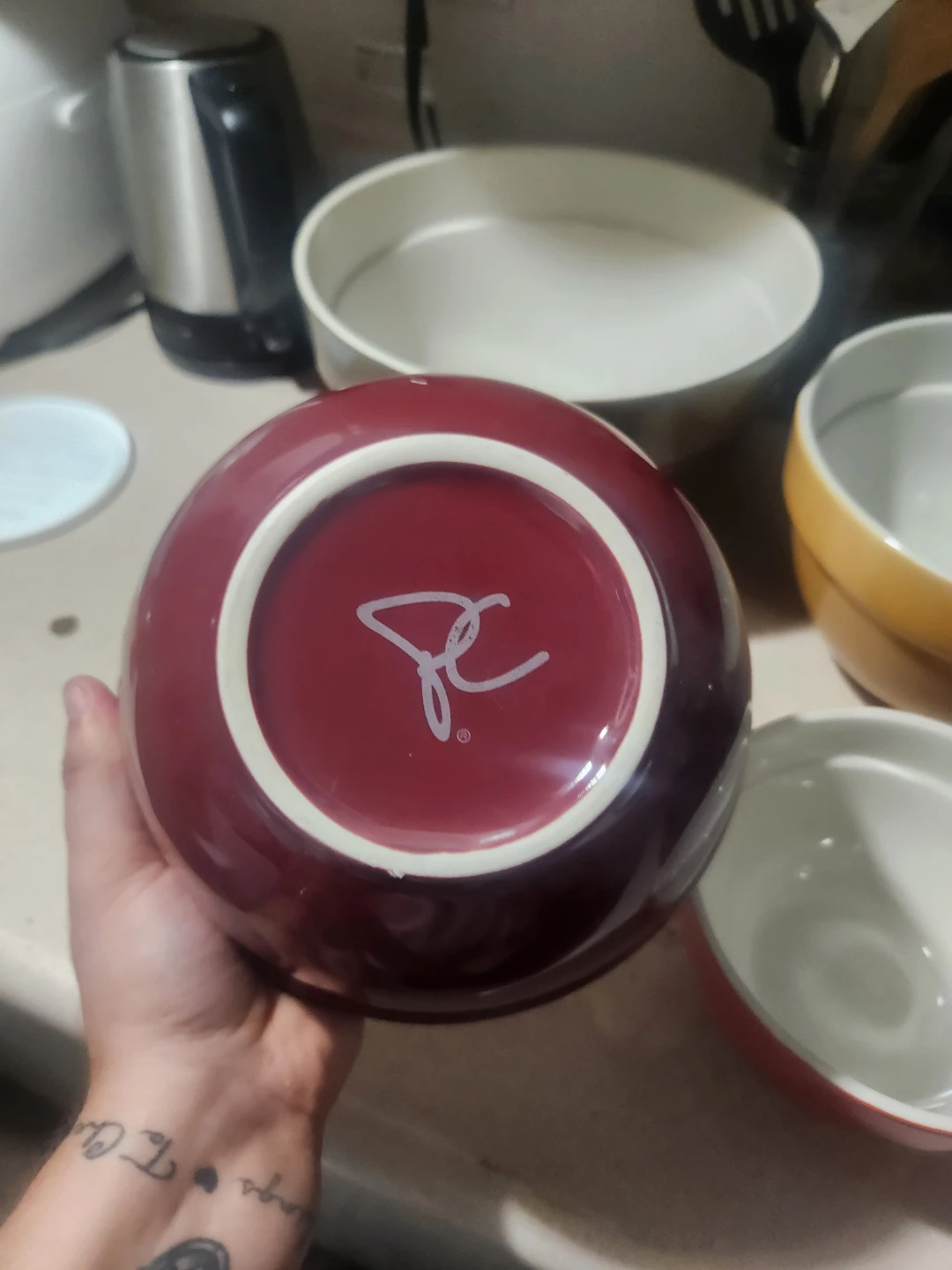 4 PC ceramic mixing bowl set - photo 2