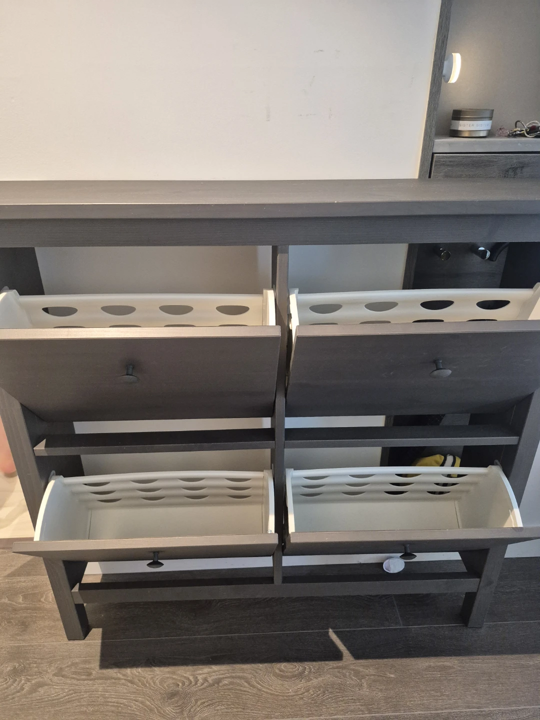 IKEA GULLABERG Shoe Cabinet – dark brown - photo 2
