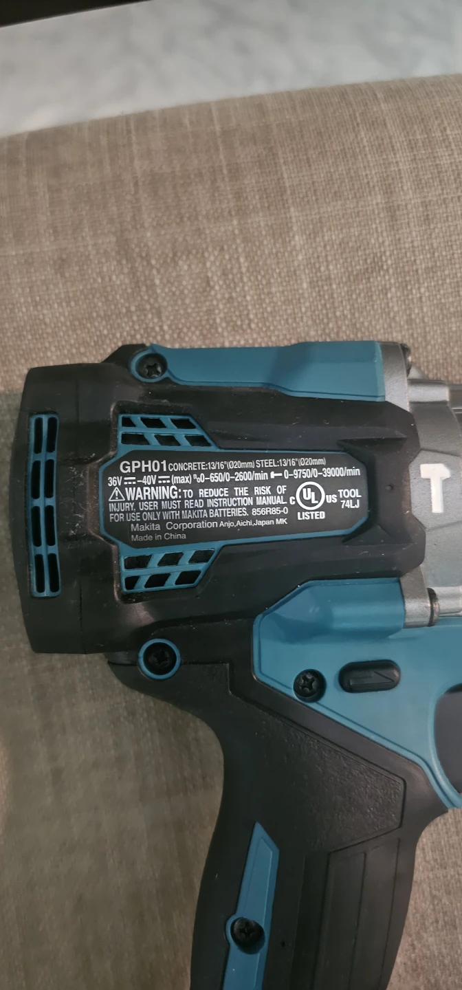 Makita 40v hammer drill - photo 3
