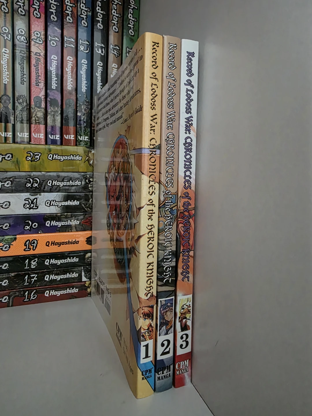 Record of Lodoss War Manga Volumes 1-3
