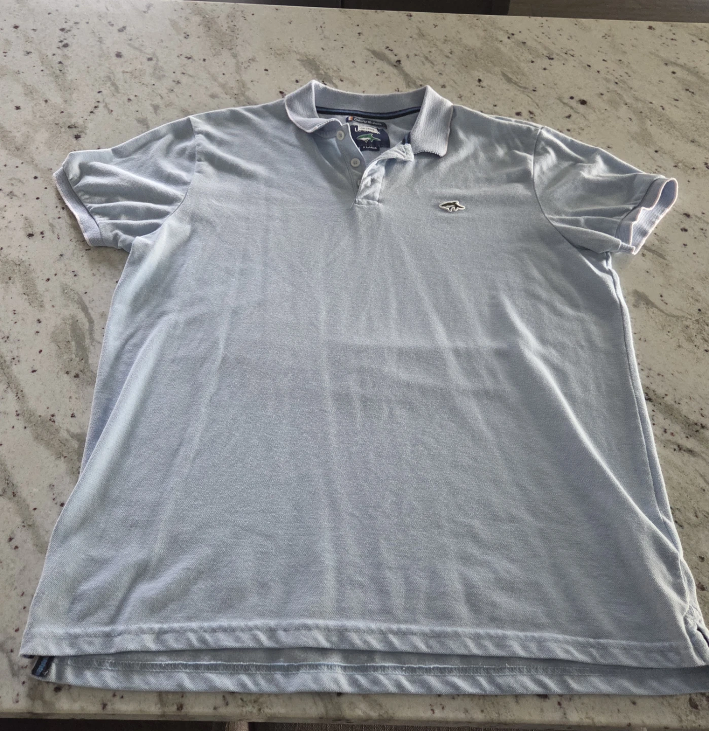 Le Shark Men's Light Blue Polo Shirt XL
