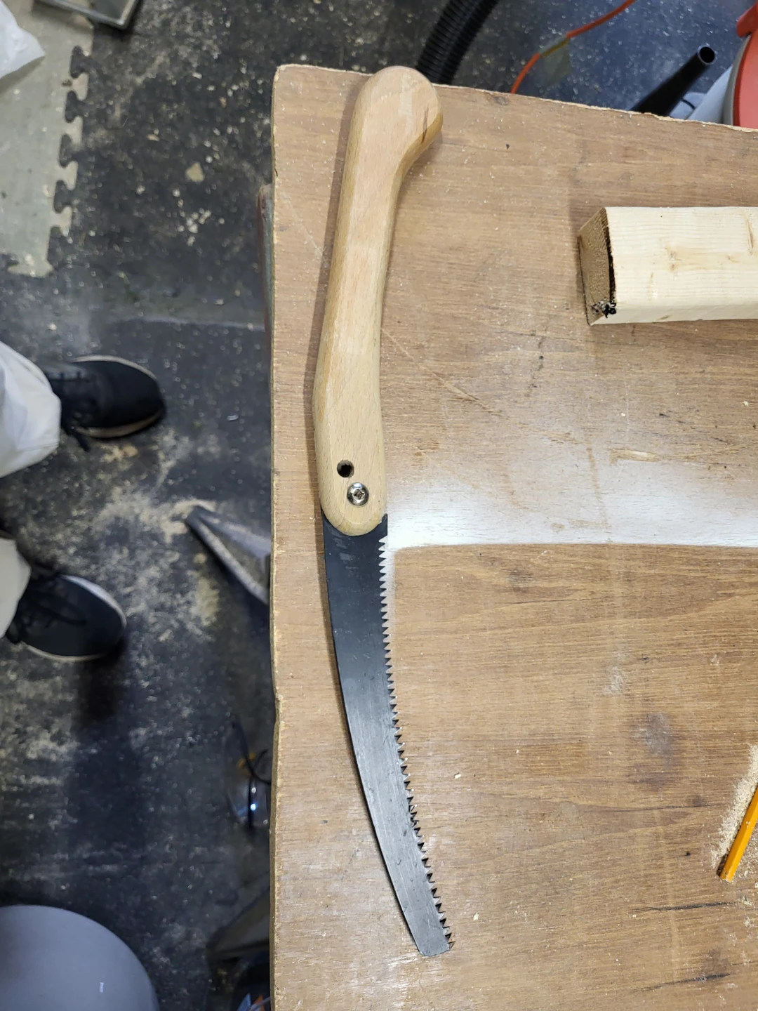 Folding Saw with Wooden Handle - photo 2