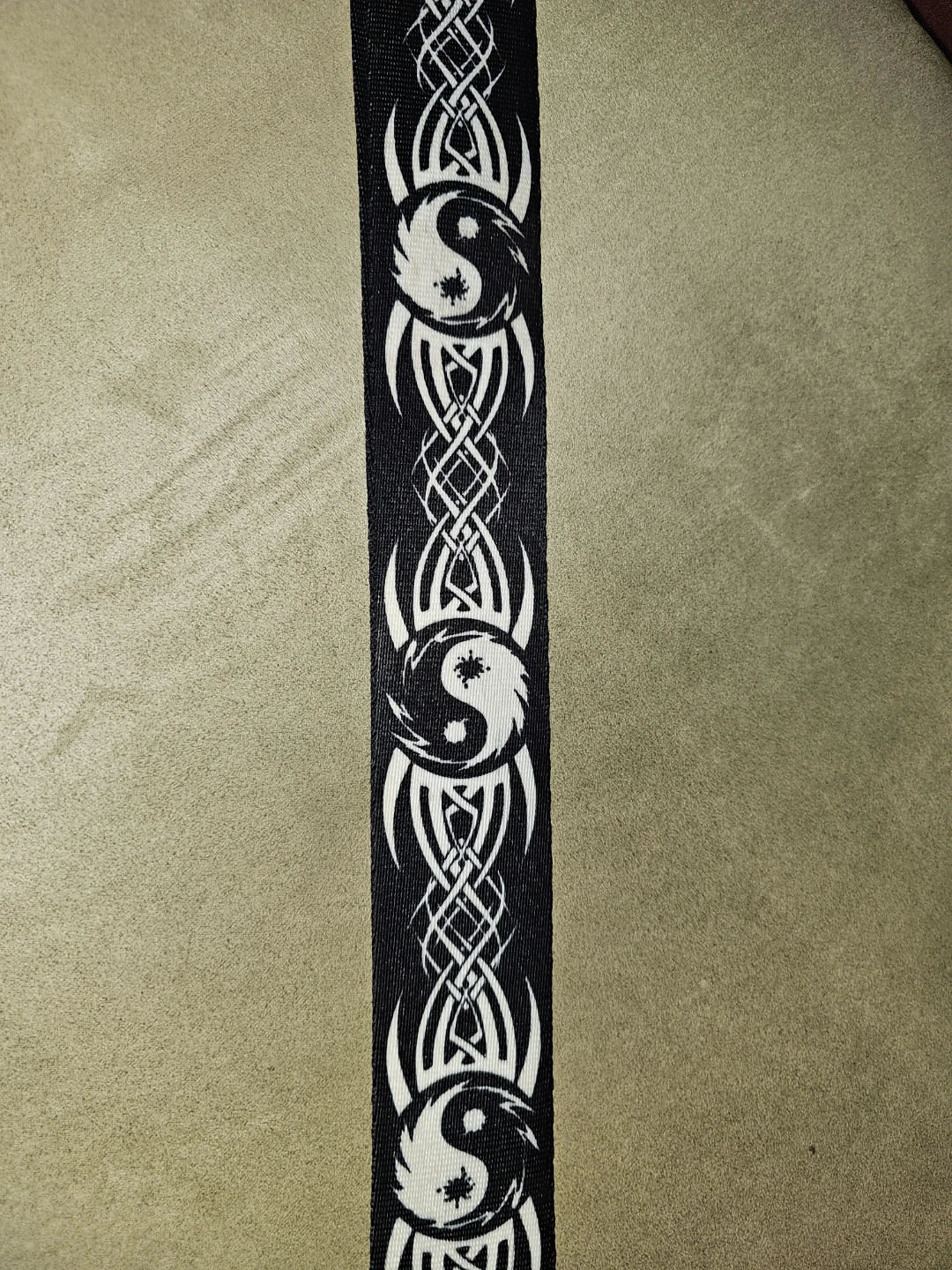 Guitar Strap with Yin Yang Design - photo 2