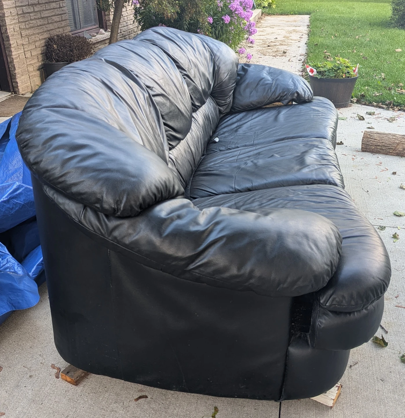 Free Leather Sofa - photo 3