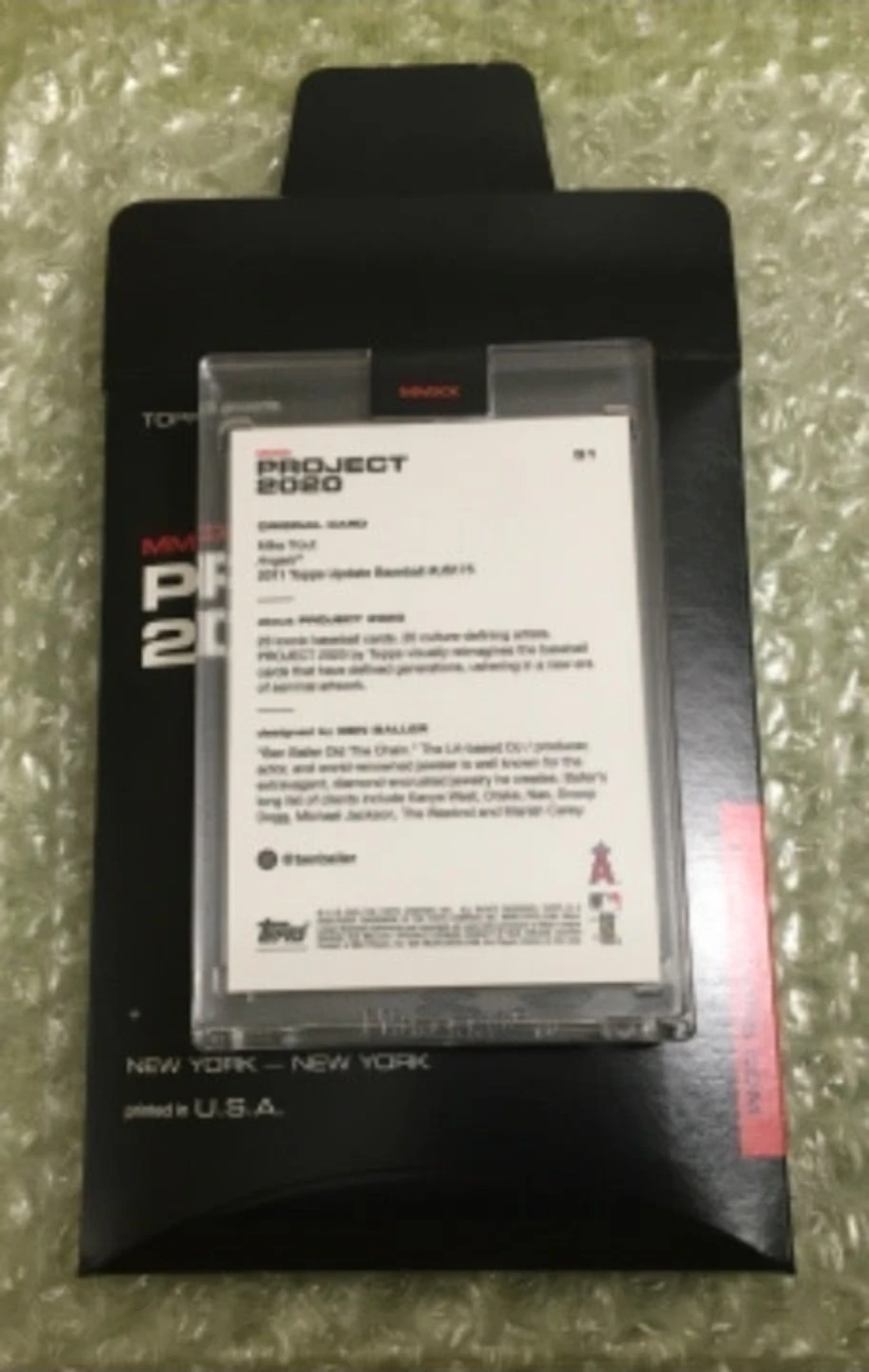 Topps Project 2020 Baseball Card [Mike Trout] - NEW! - photo 2