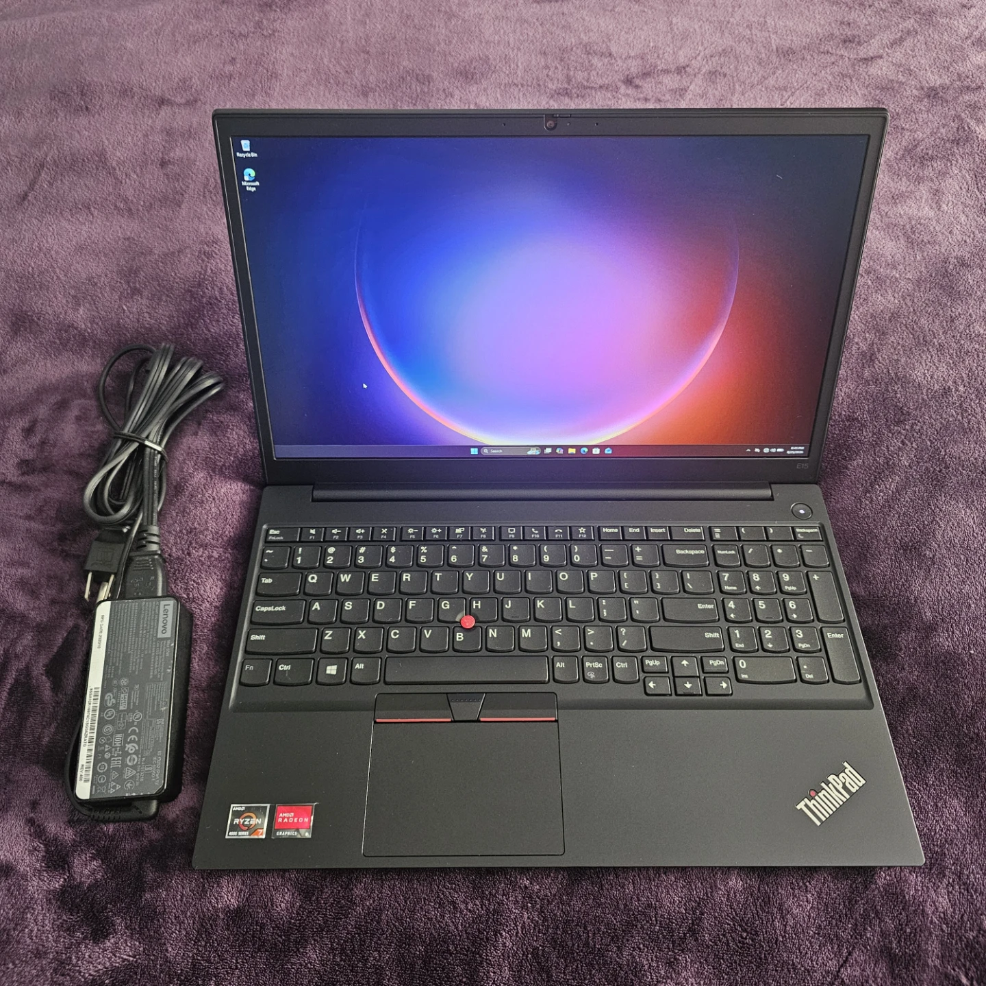 Ryzen 7, 16gb, 256gb Win11Pro ThinkPad E15 G2 99% battery