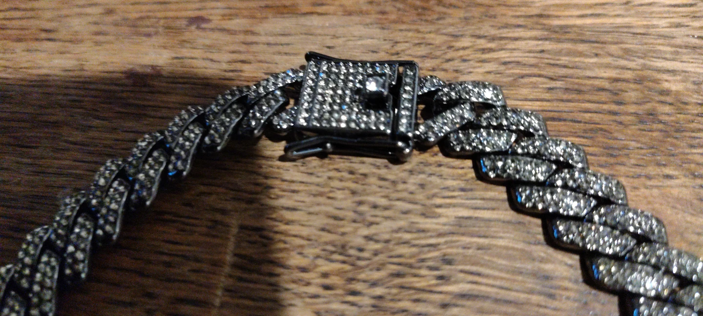 Sparkling Cuban Link Chain Necklace - photo 3