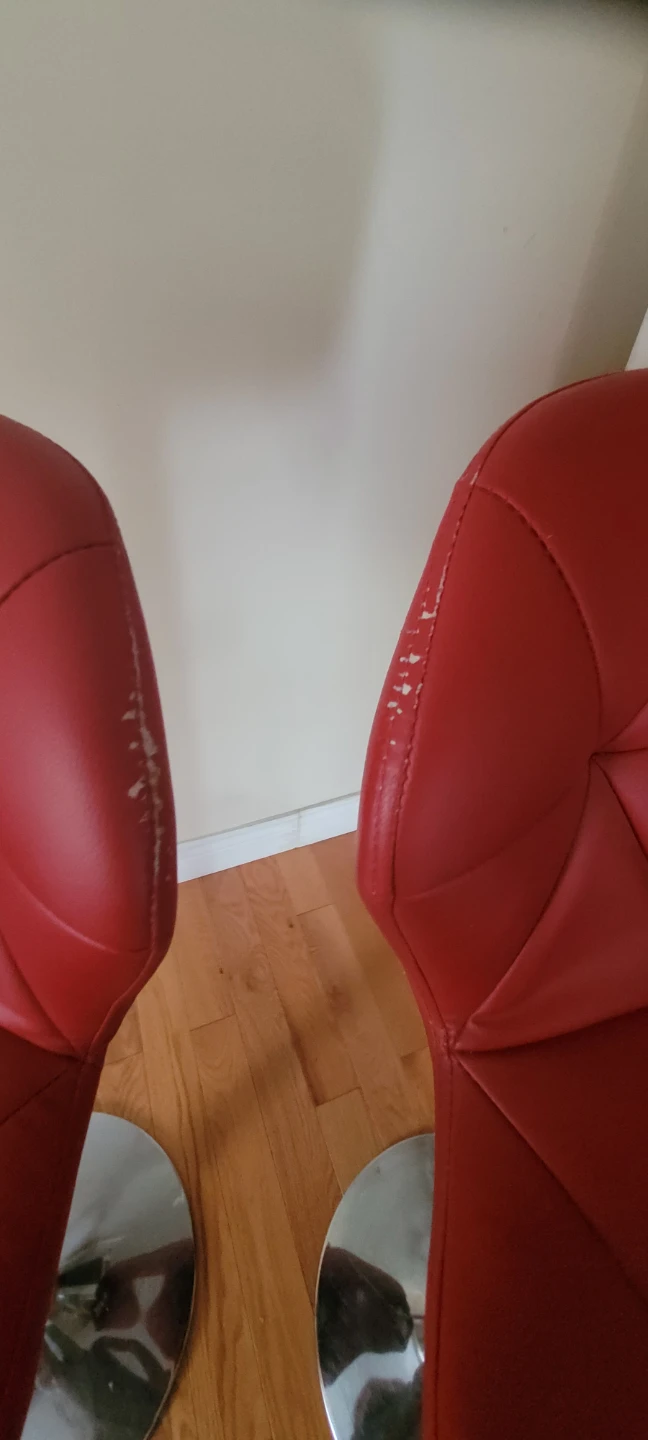 Pink Adjustable Bar Stools – $80 for Both - photo 4