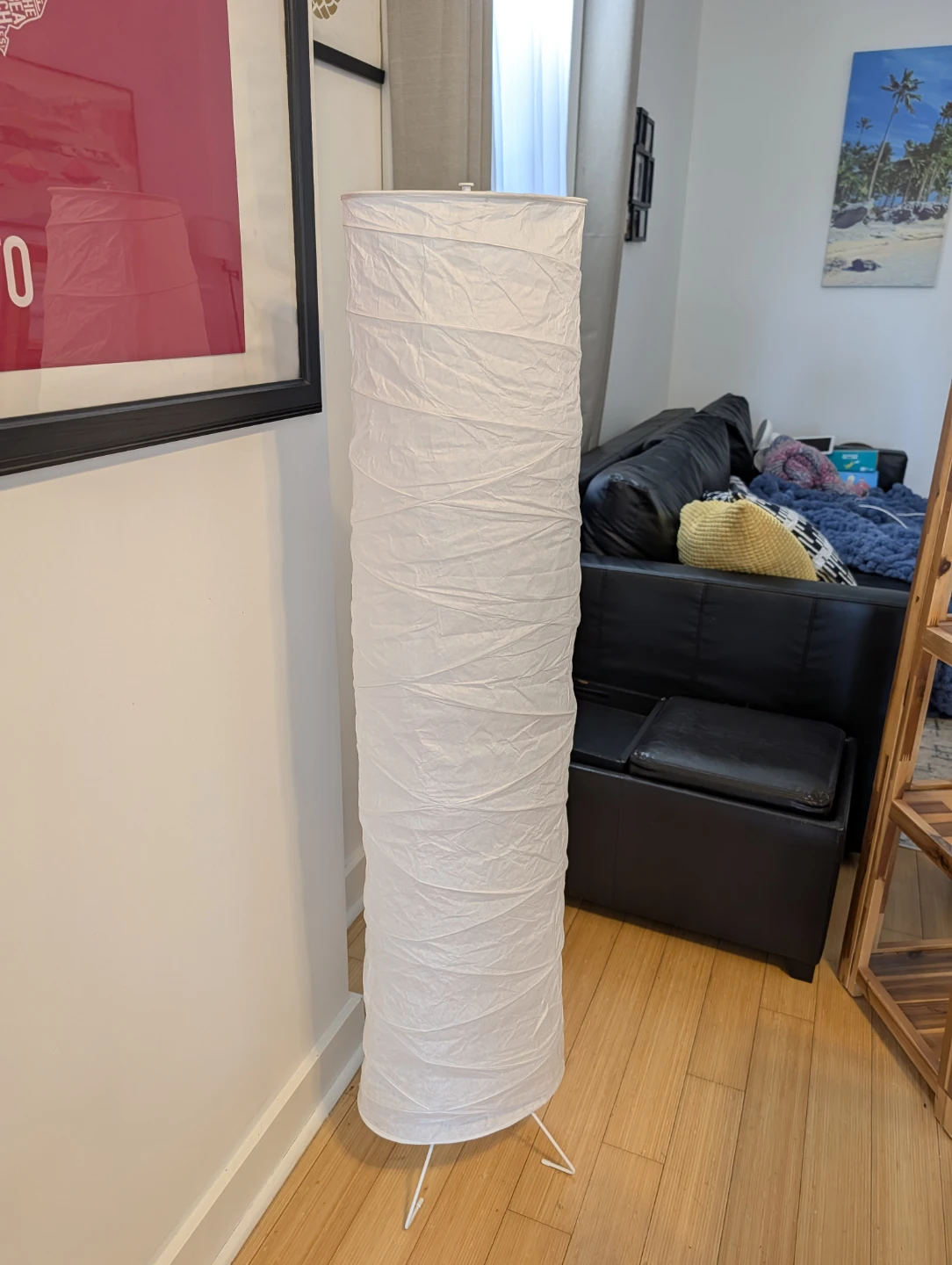 White Paper Lantern Floor Lamp