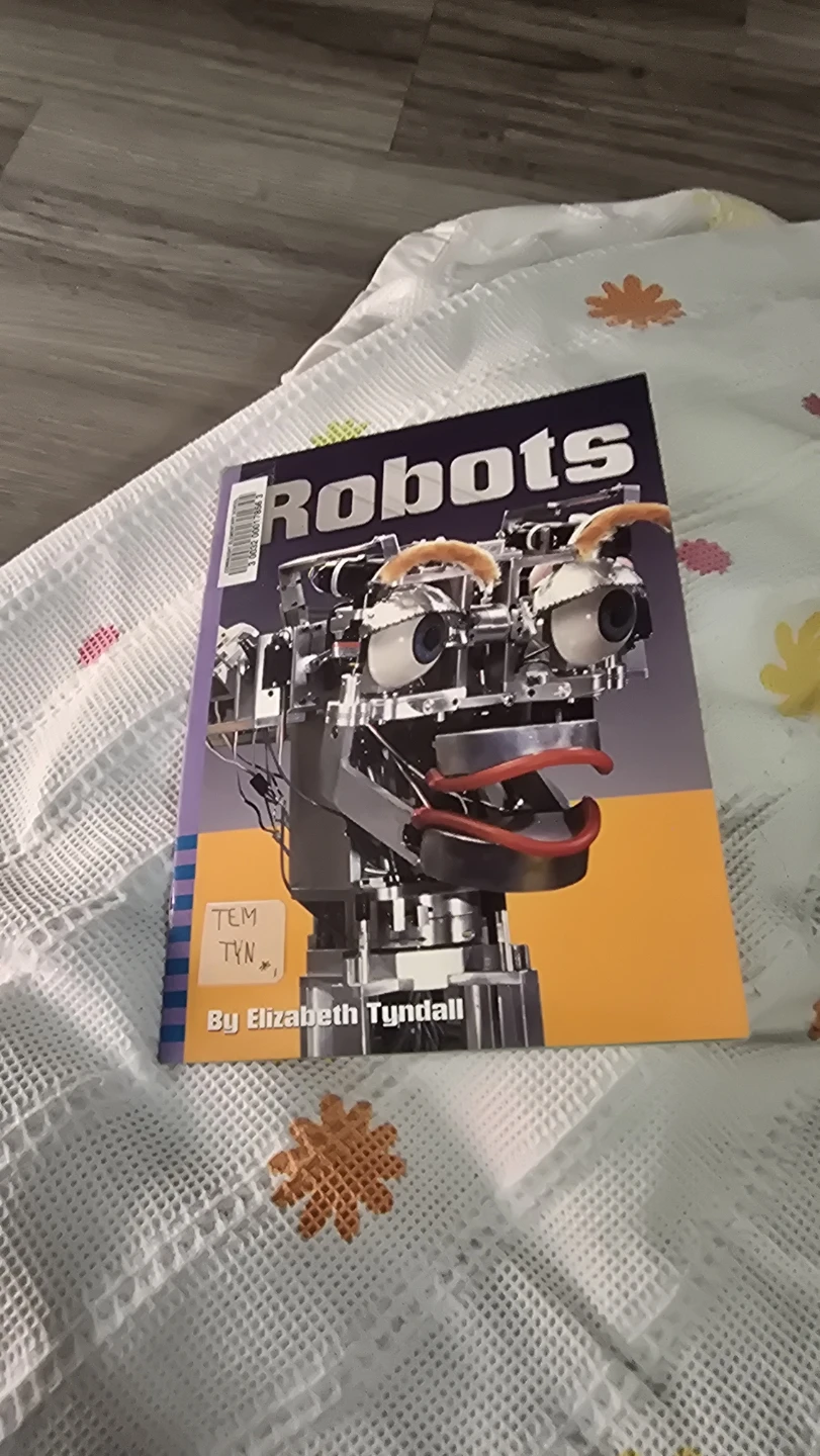 Robots book by Elizabeth Tyndall
