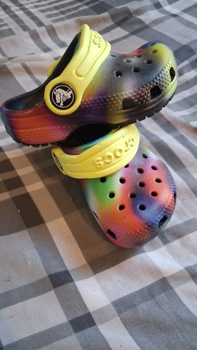 Crocs Rainbow Tie-Dye Clogs