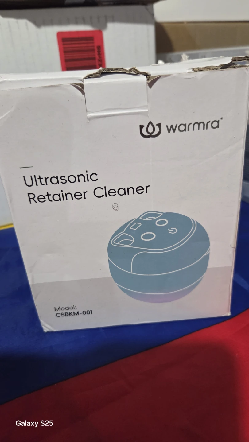 Warmra Ultrasonic Retainer Cleaner CSBKM-001