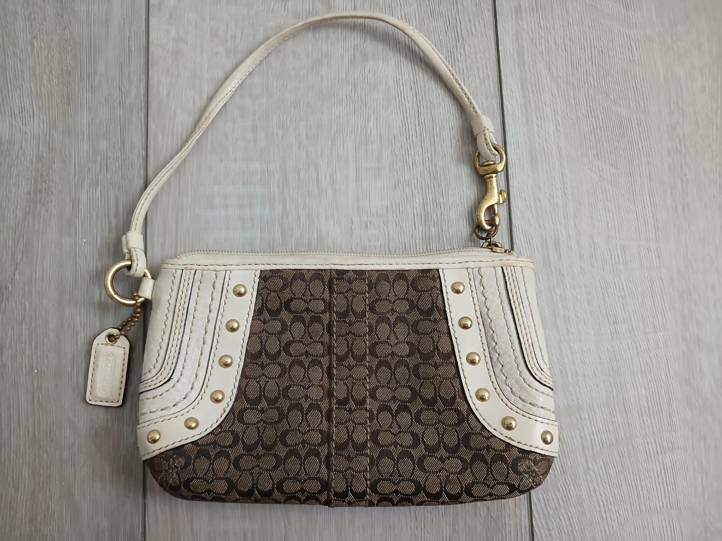 Coach Signature C Wristlet Pouch