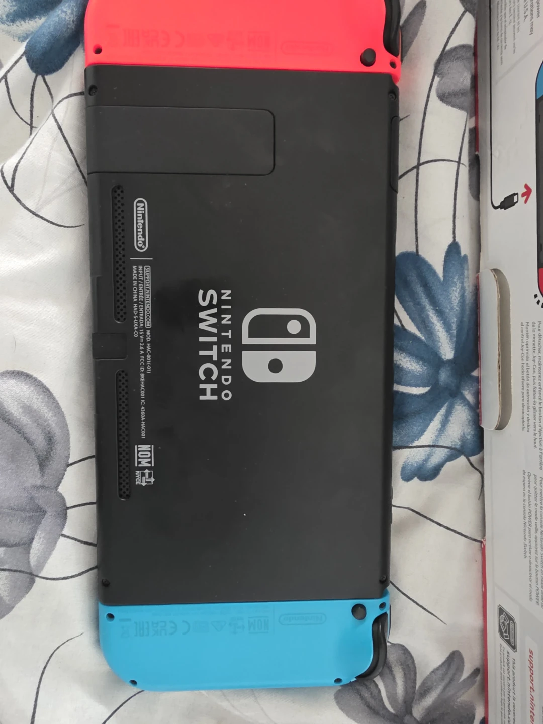 Nintendo Switch Console with Neon Red and Blue Joy-Cons - photo 3