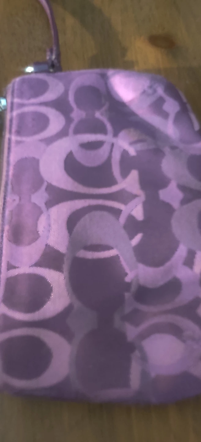 Coach Purple Signature C Clutch Wristlet - photo 3