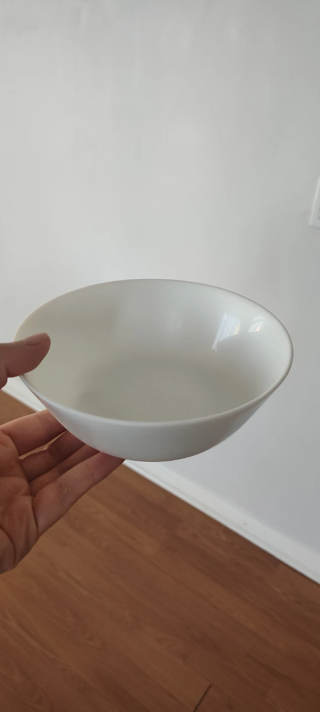 Set of 2 White Serving Bowls - photo 2